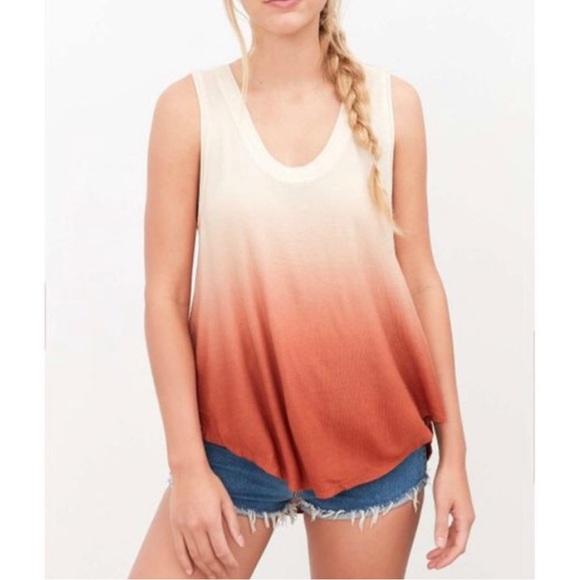 New! UO Silence & Noise Sweet Tea Color Ombre Tent Tank XS (fits up to Medium) - Picture 3 of 7